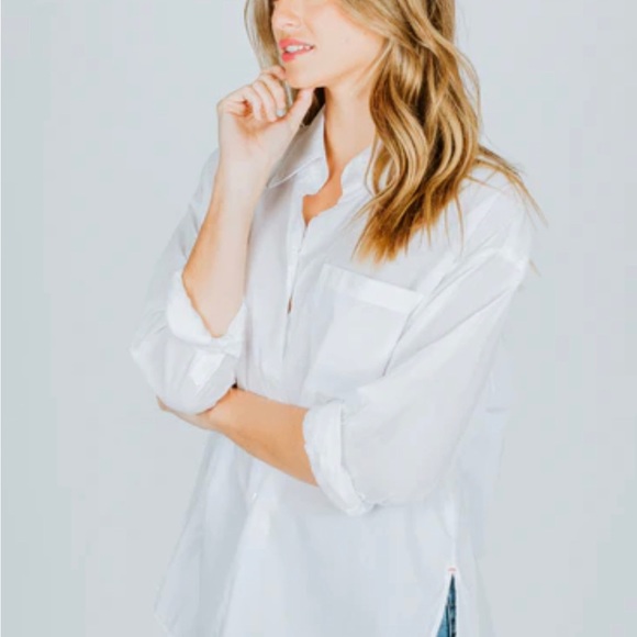 XIRENA Sydney Shirt white SIZE small BNWT - Picture 2 of 13